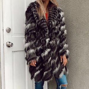 Fox Fur and Silk light jacket